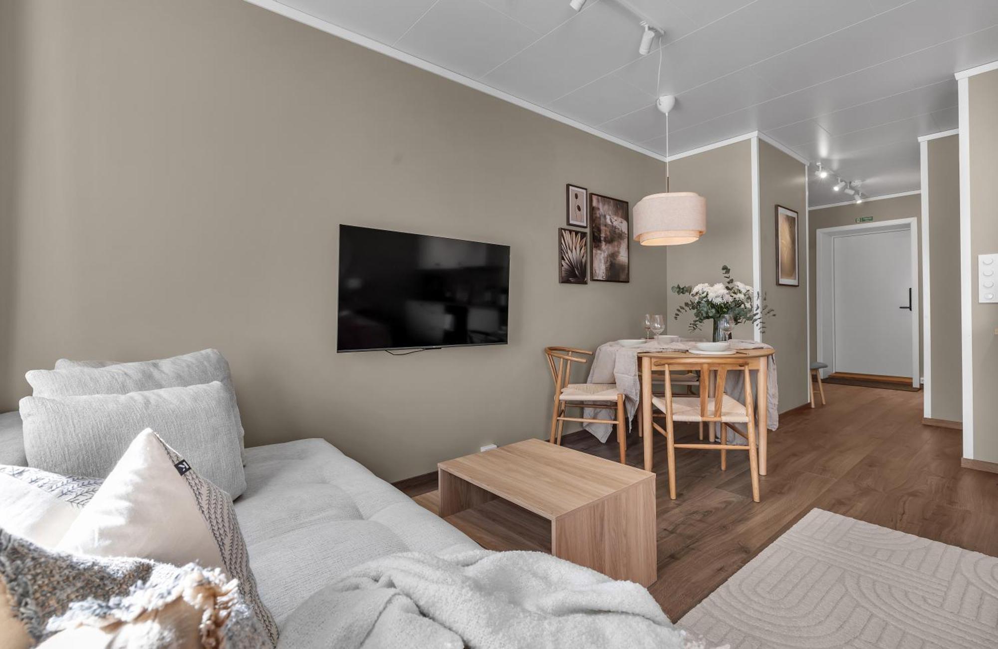 Supercentral City Apartment Eik ทรอมโซ ภายนอก รูปภาพ