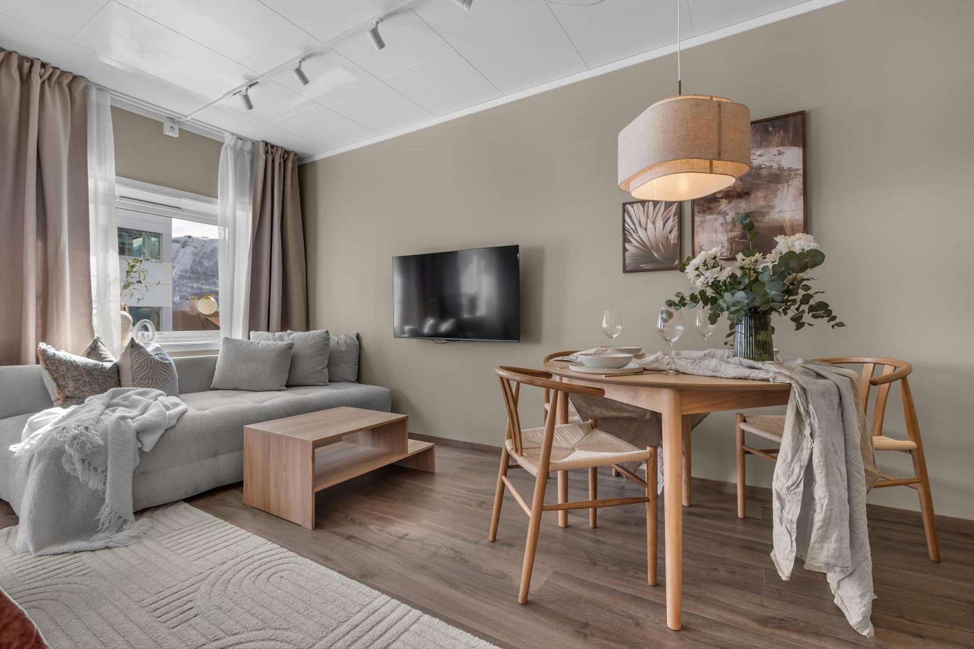 Supercentral City Apartment Eik ทรอมโซ ภายนอก รูปภาพ